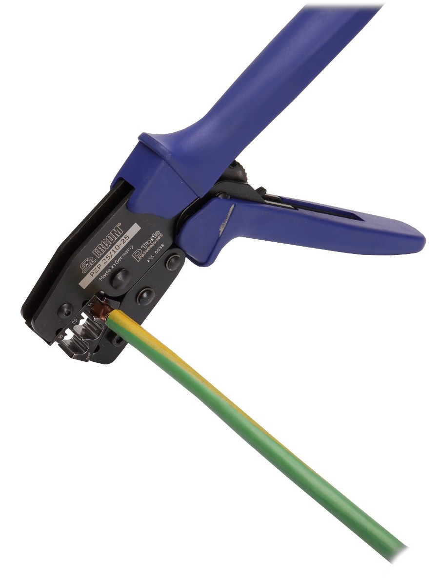 Końcówka kablowa HMA - zaprasowywanie Praska dedykowana do zaciskania końcówek HMA