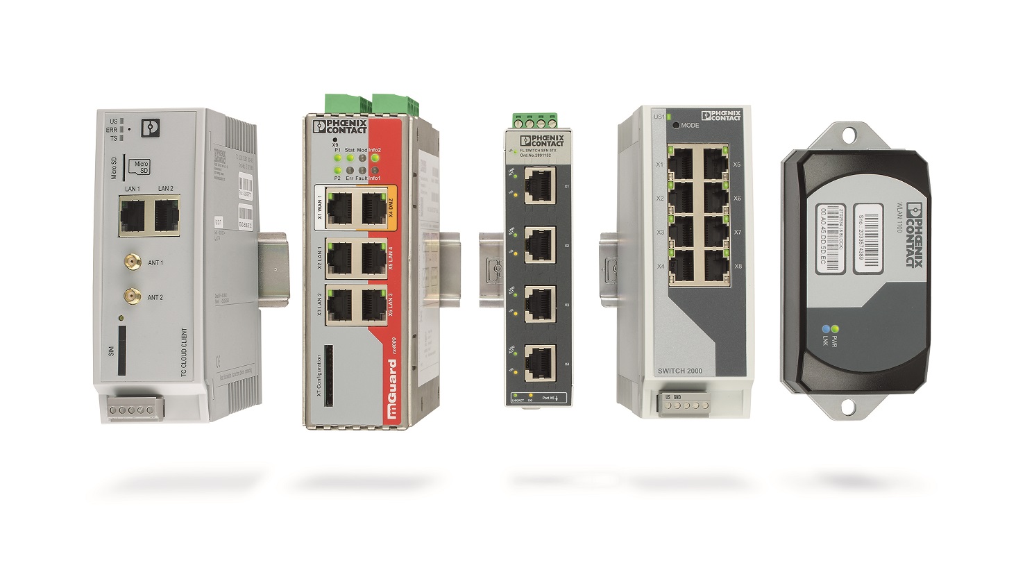 Bogata oferta produktów Phoenix Contact obejmuje wszystkie komponenty potrzebne do utworzenia sieci maszynowej.