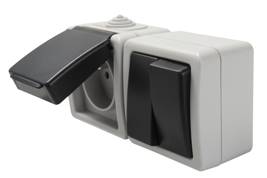 Gniazdo zasilające i łącznik świeczkowy TEKNO Gniazdo zasilające i łącznik świeczkowy TEKNO