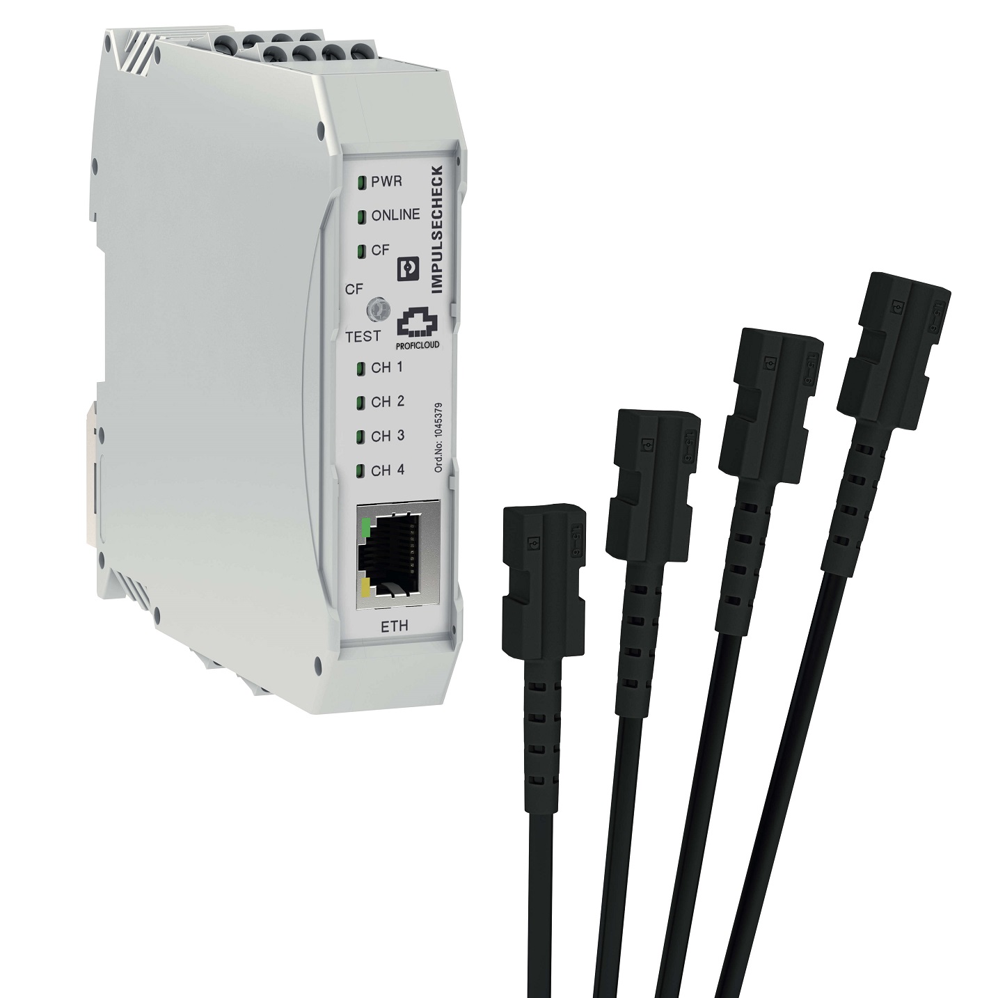 System ImpulseCheck gromadzący dane za pomocą czujników indukcyjnych. System ImpulseCheck gromadzący dane za pomocą czujników indukcyjnych.