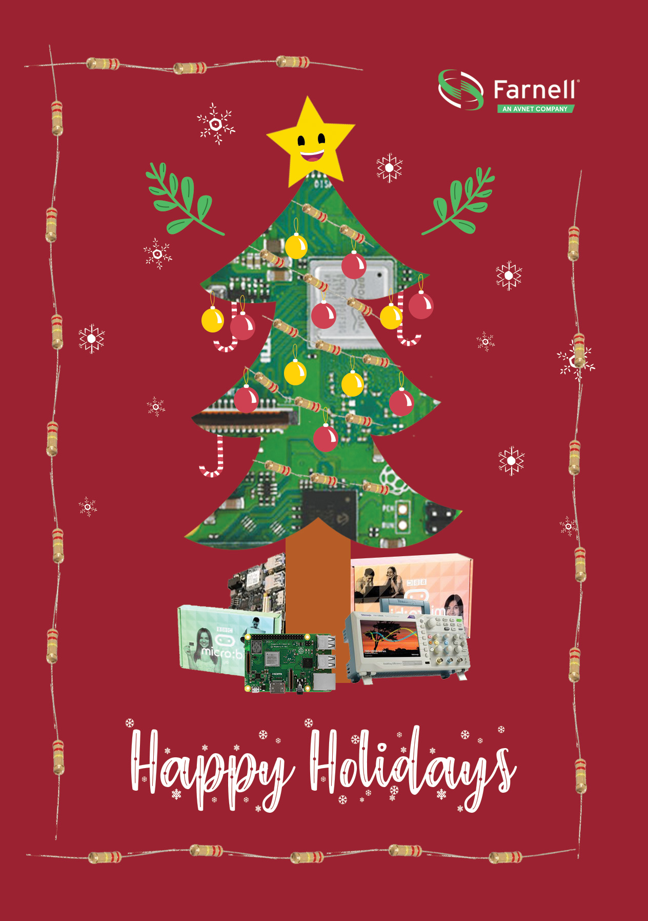 Kartka świąteczna Farnell  Kartka świąteczna Farnell