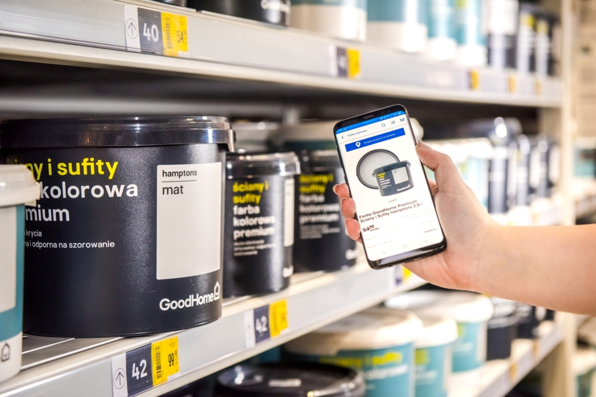 Nawigacja wewnętrzna w systemie Interact Retail Innowacyjne oświetlenie wskaże lokalizację produktów na półkach Castoramy