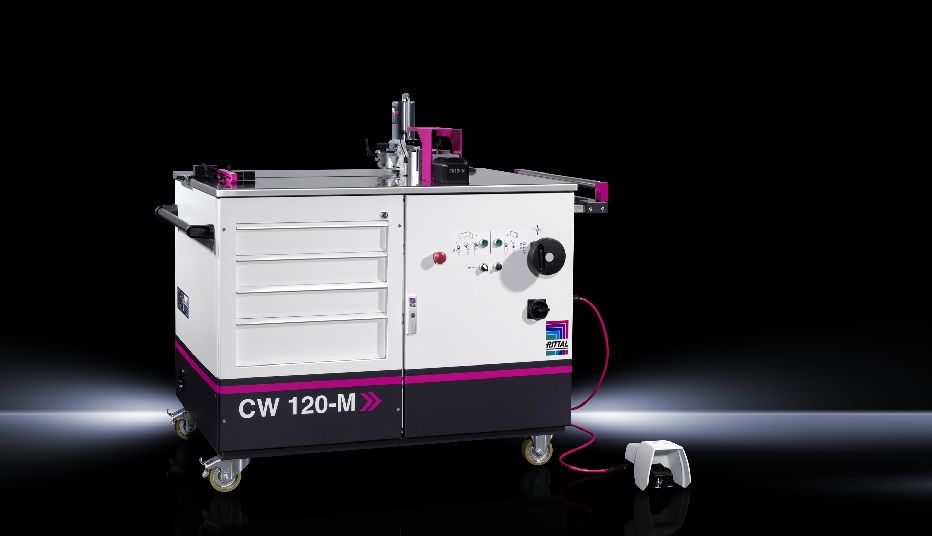 stanowisko do obróbki szyn miedzianych - Rittal CW 120-M