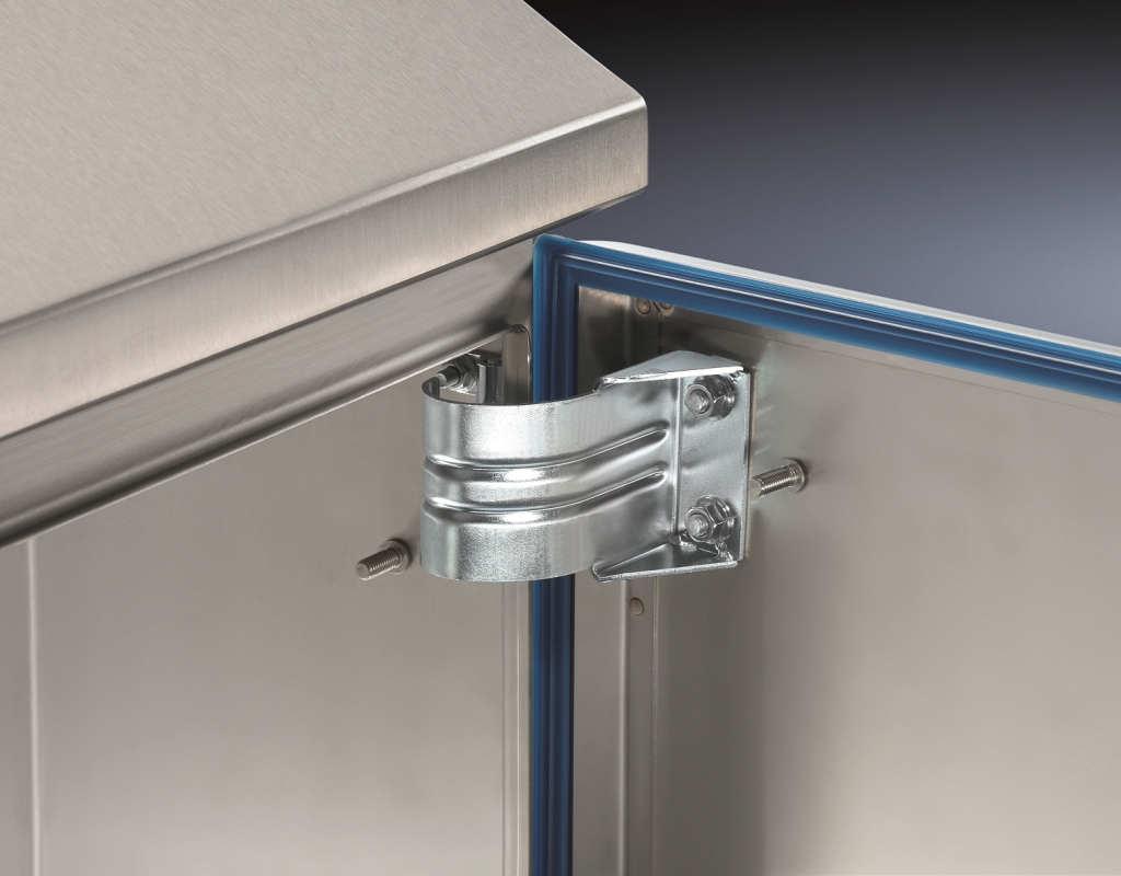 Uszczelnienie szafy obudowy Rittal Hygienic Design ze stali nierdzewnej dedykowane produkcji spożywczej