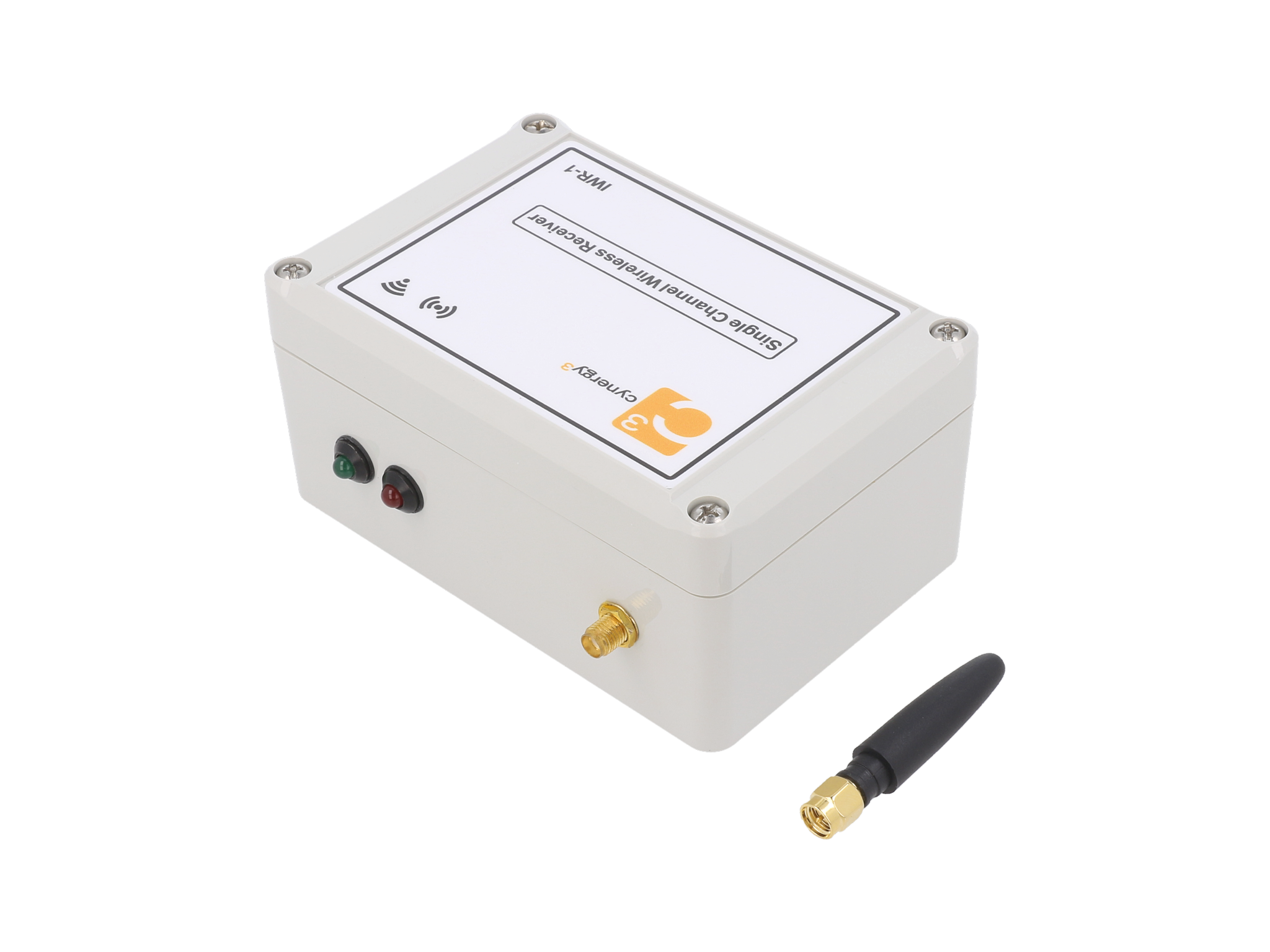 Pojedynczy odbiornik IWR-1 współpracujący z czujnikami bezprzewodowymi. Pojedynczy odbiornik IWR-1 współpracujący z czujnikami bezprzewodowymi.