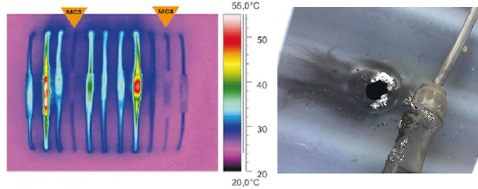  kontrole prawidłowości połączeń i jakości zastosowanych komponentów. Dodatkowo wykonywane są przeglądy obejmujące badanie kamerą termowizyjną.