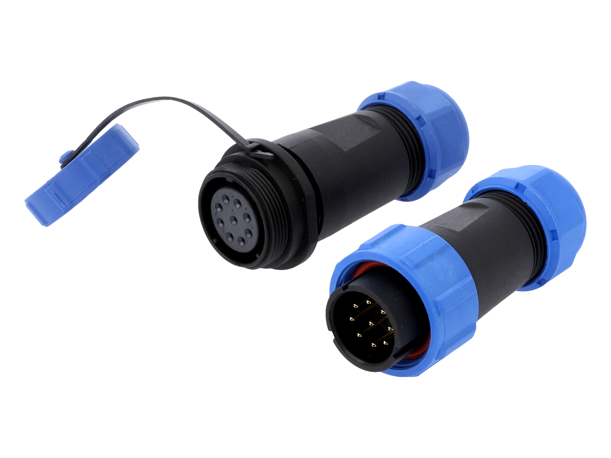 Złącza DS1110 osiągają klasę szczelności IP67 i posiadają zintegrowane dławnice.