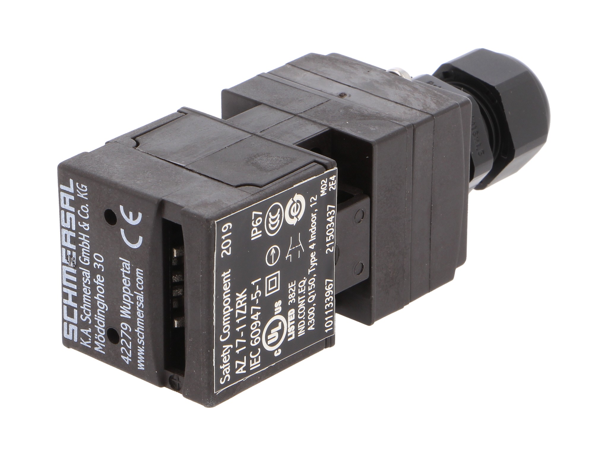 Wyłącznik kluczowy z dławnicą zapewniającą klasę szczelności IP67. 101133967   Wyłącznik kluczowy z dławnicą zapewniającą klasę szczelności IP67.