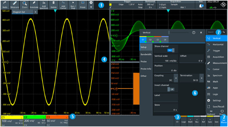 Obsługa oscyloskopu R&S®MXO 4