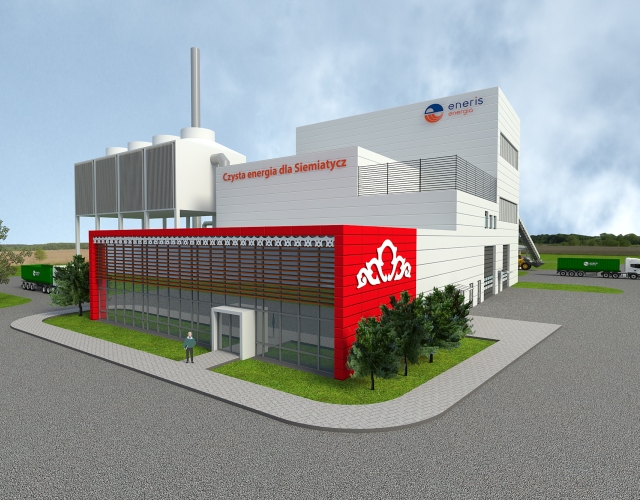 ENERIS zbuduje w Siemiatyczach nowoczesną  elektrociepłownię na biomasę