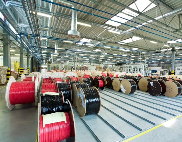 W fabryce Danfoss w Grodzisku Mazowieckim produkowane są kable i maty grzejne, które są eksportowane na wszystkie rynki świata