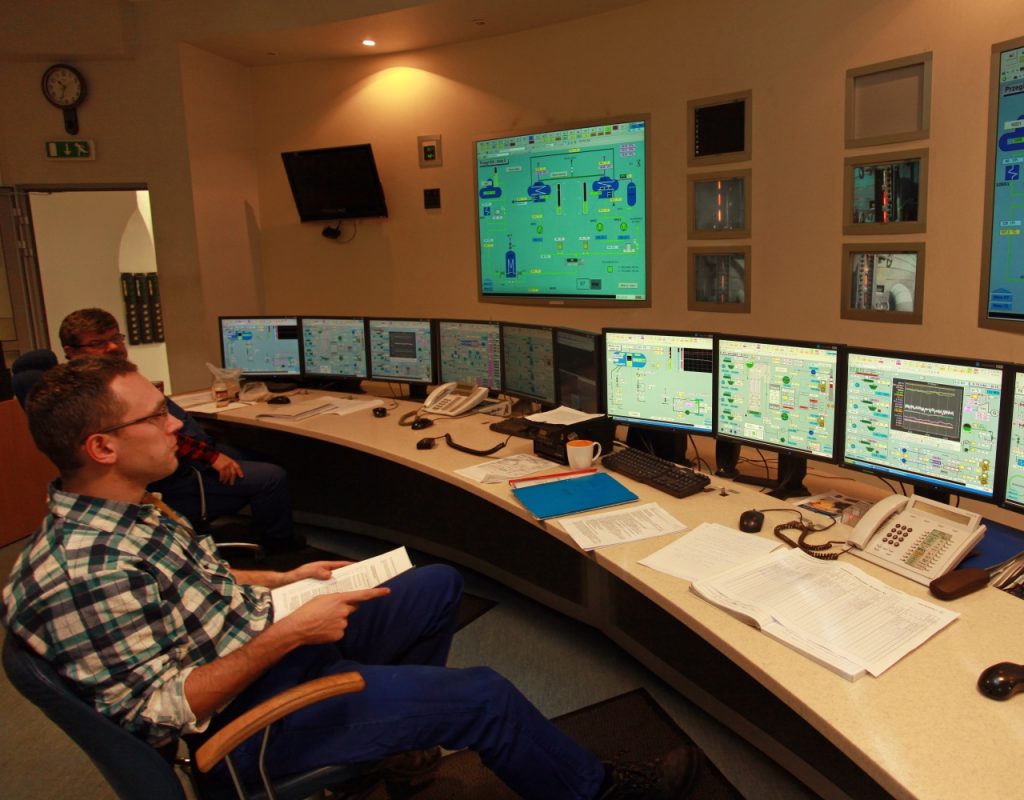 Nastawnia bloków energetycznych w Elektrociepłowni Siekierki.