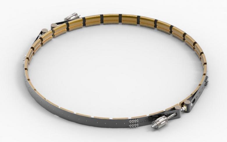 Opaska zaciskowa do montażu satelitów