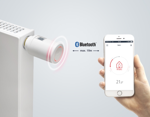 Sterowanie ogrzewaniem grzejnikowym przez Bluetooth