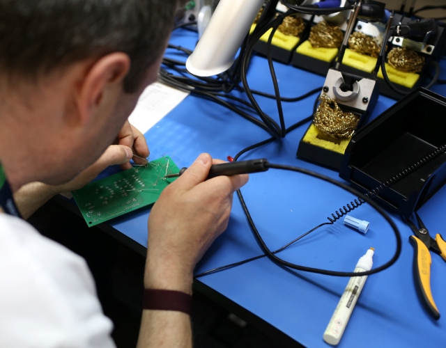 Mistrzostwa w lutowaniu na targach Automaticon