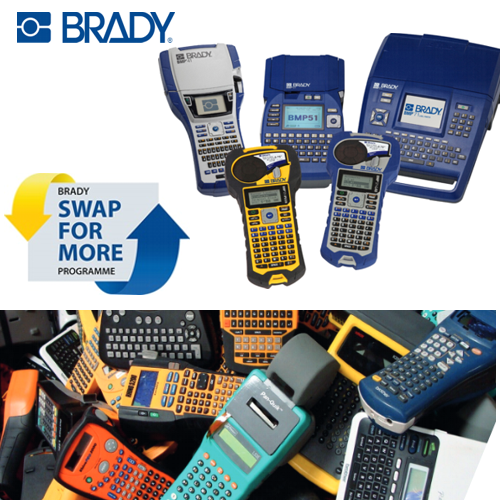 Wymień przenośną drukarkę etykiet na najnowszy model drukarki Brady.