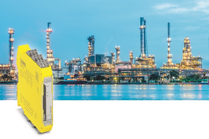 Sprzęgające przekaźniki bezpieczeństwa do bezpiecznego załączenia