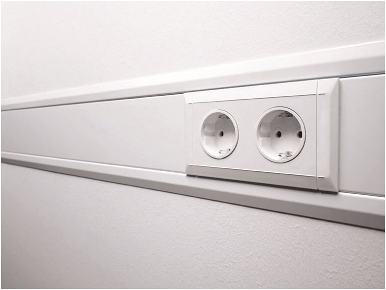 System prowadzenia przewodów do ścian kartonowo – gipsowych – kanały elektroinstalacyjne tehalit.BKIS