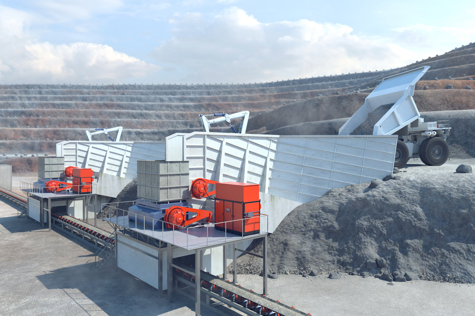 Napędy marki Hägglunds oferują dokładną kontrolę prędkości i niezrównaną elastyczność