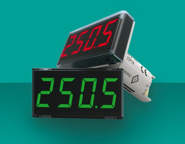 Kompaktowe wyświetlacze procesowe ITP14 i ITP16 są dostępne w dwóch różnych kolorach