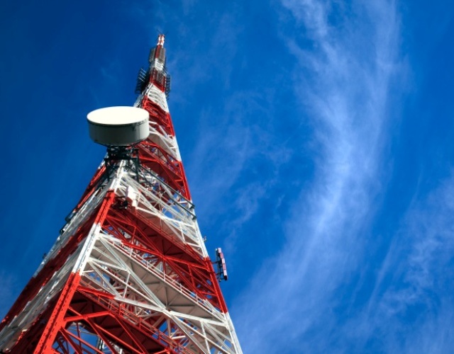 Podświetlony Maszt Radiostacji, Gliwice