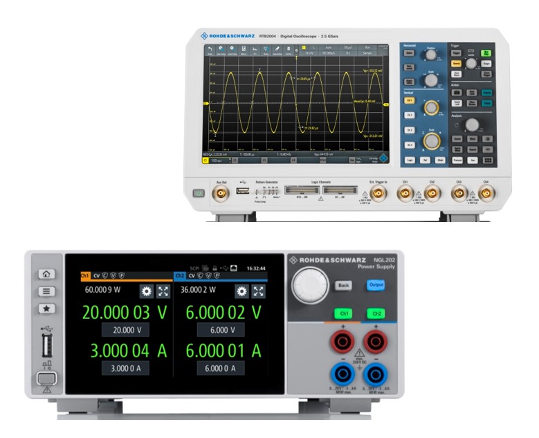 Kompletne zestawy aparatury kontrolno-pomiarowej firmy Rohde & Schwarz