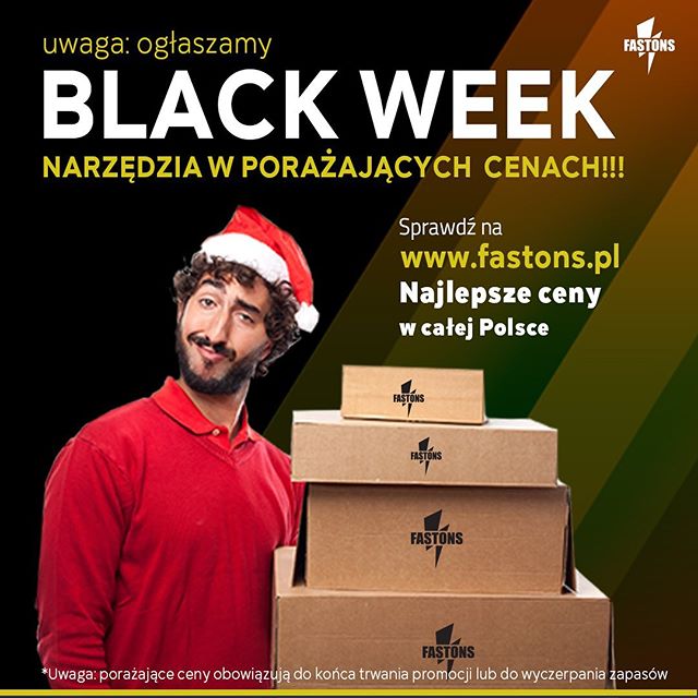 Fastons ogłasza BLACK WEEK!