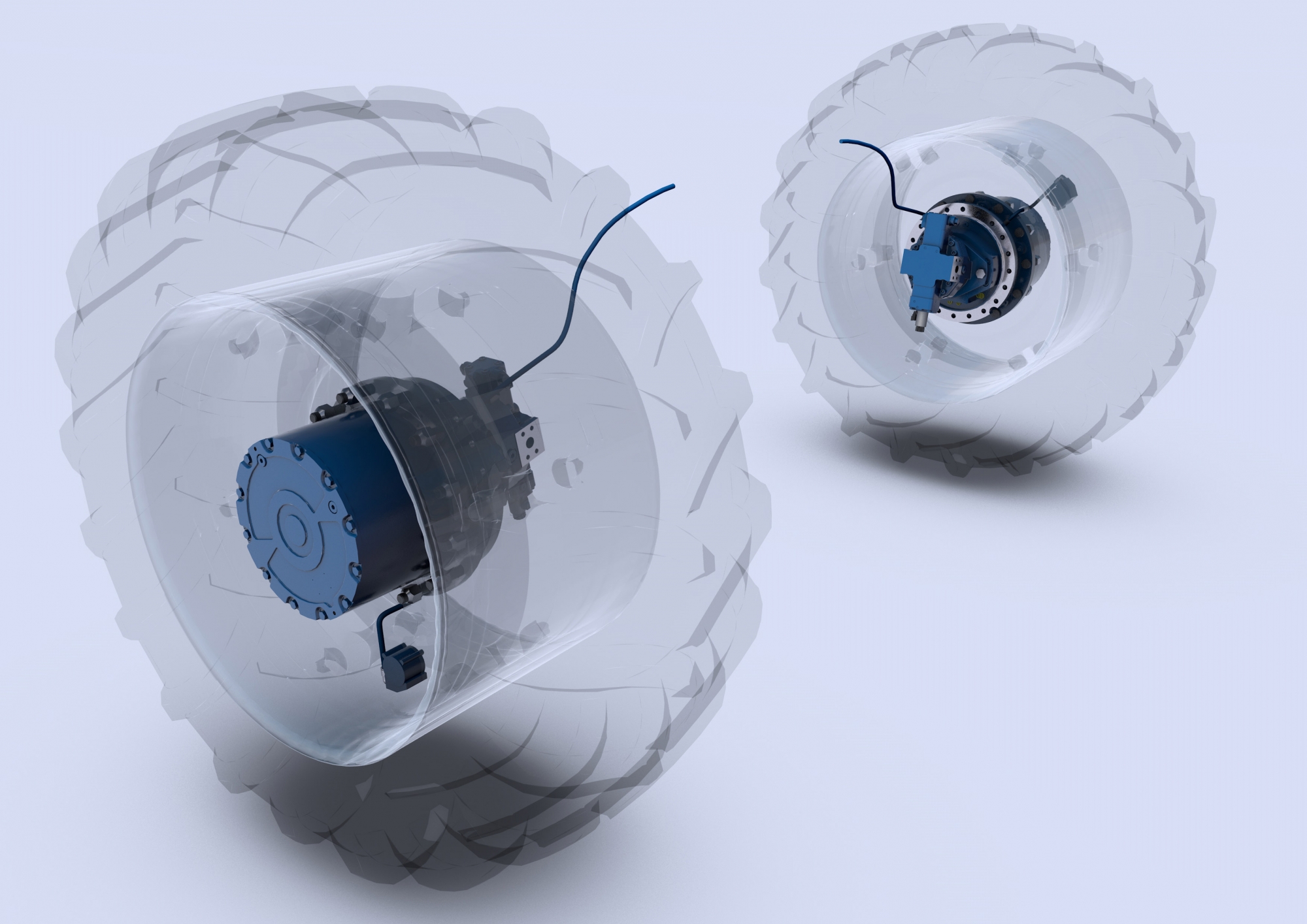 Nowy napęd jezdny GFT 8150 TIS pozwala na dynamiczną optymalizację ciśnienia w oponach w maszynach seryjnych.