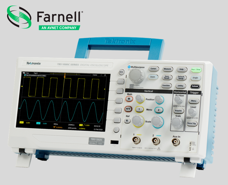 Nowe cyfrowe oscyloskopy Tektronix TBS1000C DSO