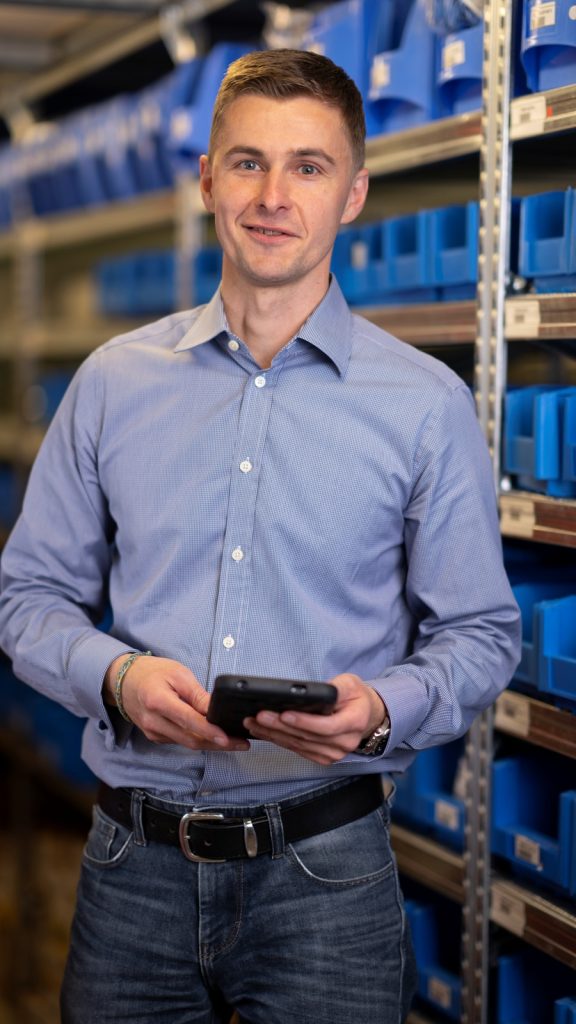 Marko Elstermann, Menedżer ds. Logistyki, Zakupów i Usług Dodatkowych w firmie dystrybucyjnej Heilind