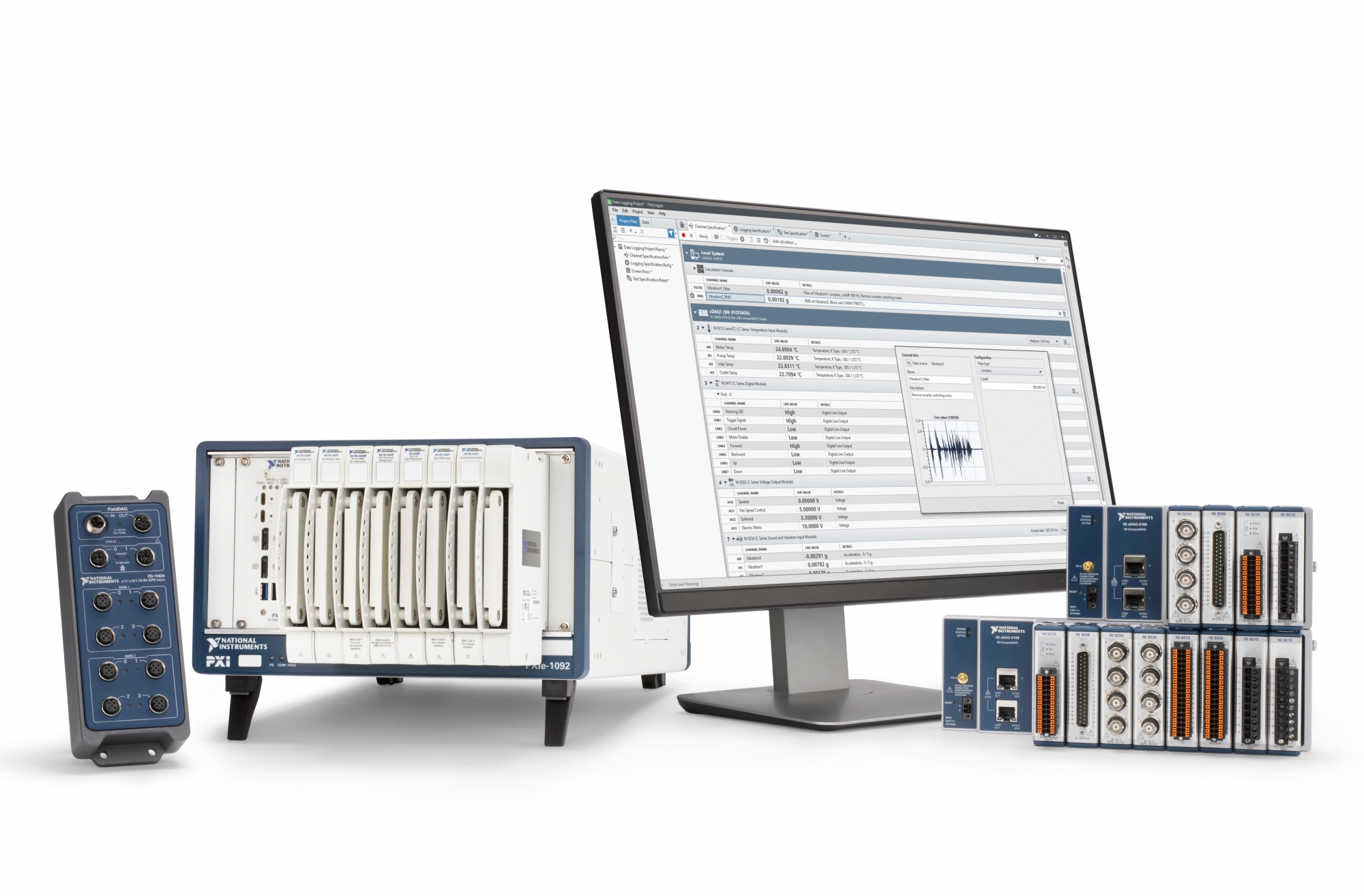 NI Flexlogger PXI CompactDAQ