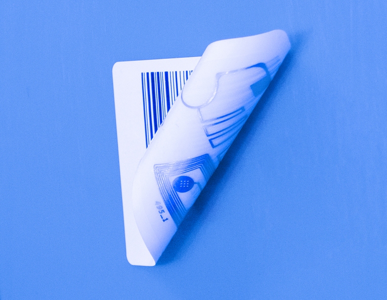 Naklejka z RFID