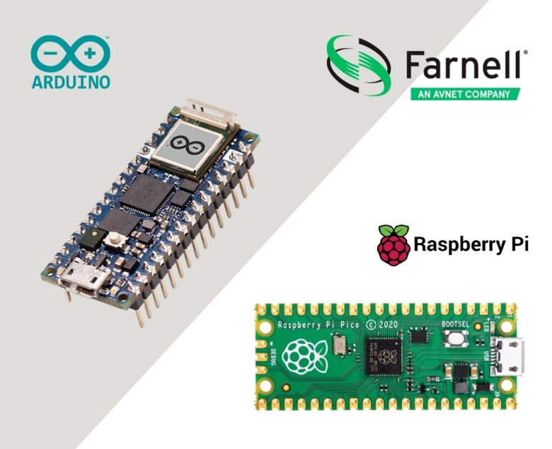 Farnell rozpoczął dostawy płytek Arduino Nano RP2040 Connect i Raspberry Pi Pico wprost ze swoich magazynów