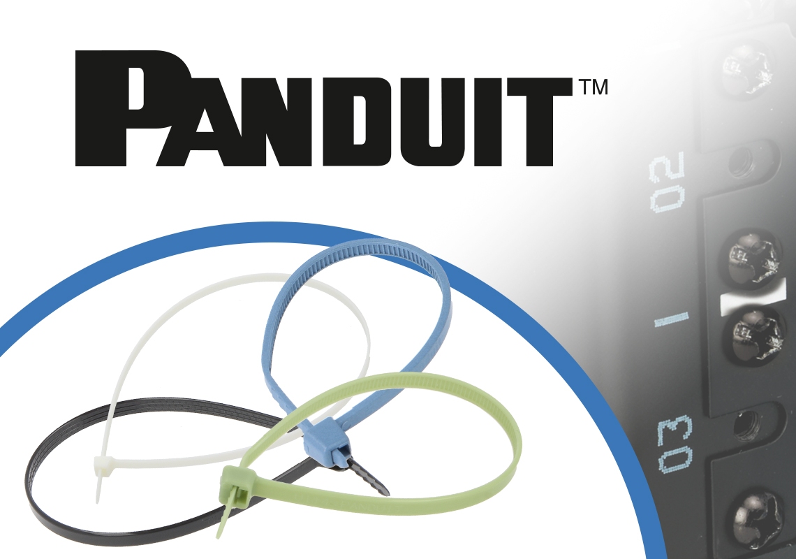 Kable i patchcordy ethernetowe oraz wyspecjalizowane opaski zaciskowe Panduit