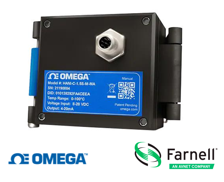 Farnell wprowadził do sprzedaży zaciskowe czujniki temperatury Omega HANI™