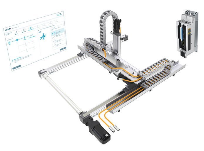 Dzięki wstępnie zdefiniowanym kombinacjom osi firma Bosch Rexroth umożliwia teraz zaprojektowanie kartezjańskich systemów wieloosiowych w ciągu kilku minut i dostarcza własne, zmontowane fabrycznie roboty liniowe. Opcjonalny pakiet oprogramowania w razie potrzeby automatyzuje pierwsze uruchomienie i umożliwia bardzo wydajne programowanie graficzne.