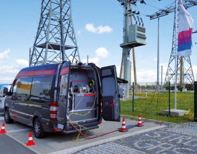 Samochód pomiarowy Megger