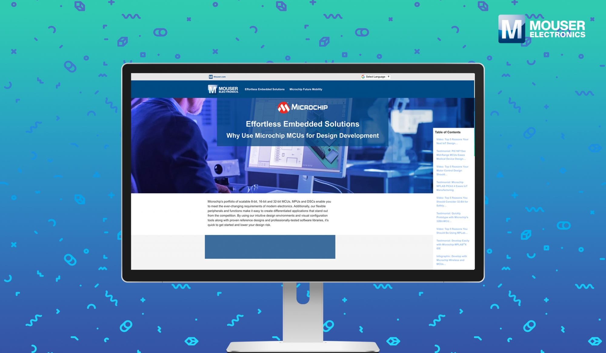 Nowy e-book firm Microchip i Mouser podkreśla elastyczność i funkcjonalność rozwiązań wbudowanych