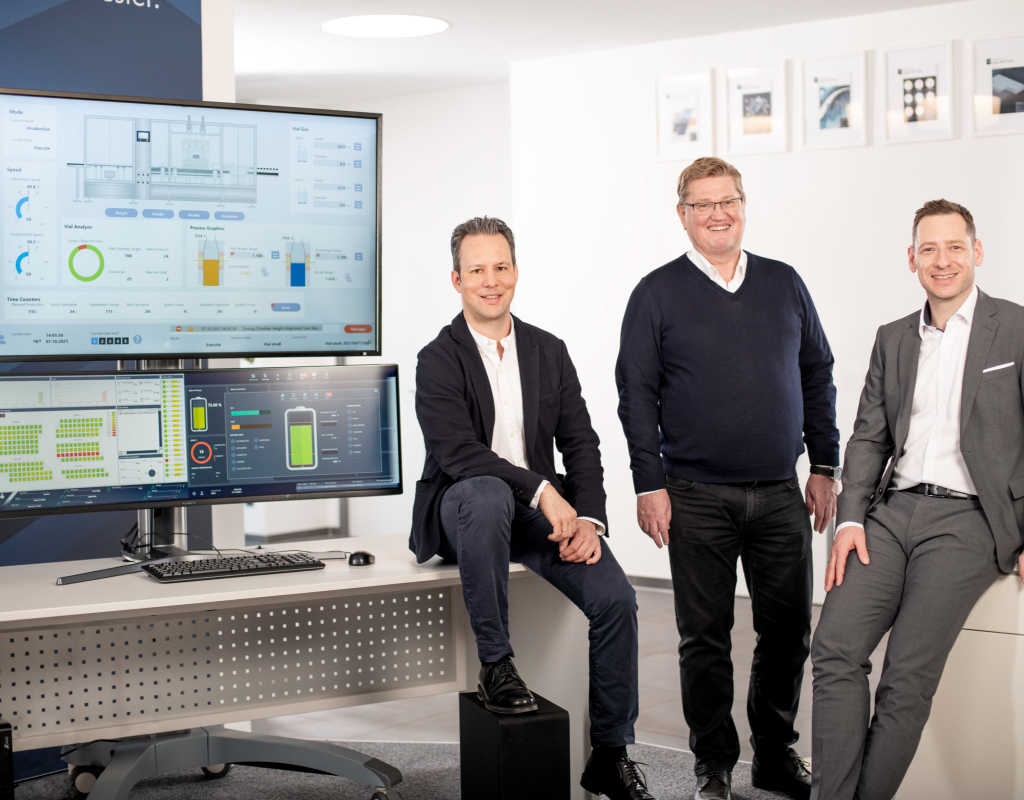 CMO Phillip Werr, CEO i założyciel Thomas Punzenberger oraz CSO Stefan Reuther (od lewej) są zadowoleni z udanego roku finansowego.