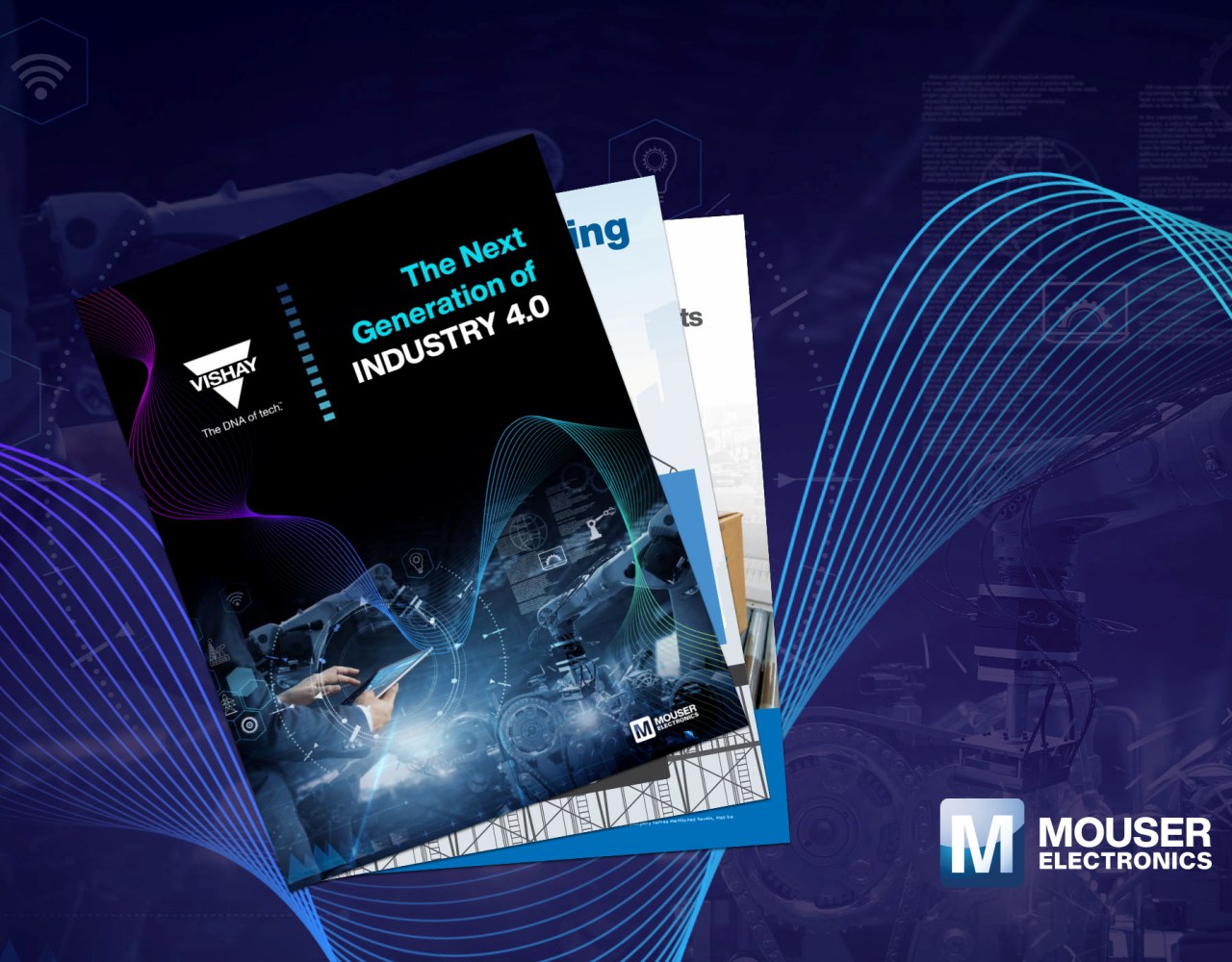 Nowy eBook od Mouser i Vishay analizuje technologie wspierające następną generację Przemysłu 4.0