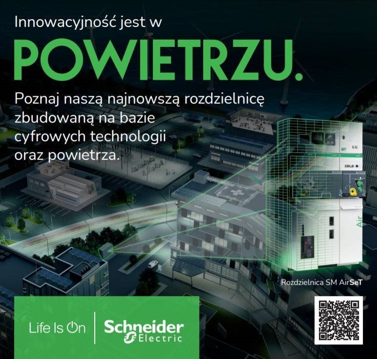 Rozdzielnica średniego napięcia SM AirSeT firmy Schneider Electric
