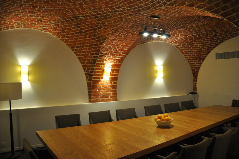 Oświetlenie LED w hotelu The Granary