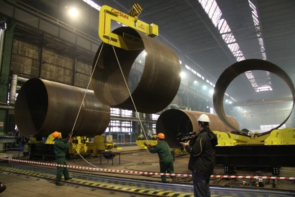 Największa w Polsce linia produkujące wieże wiatrowe w Polsce