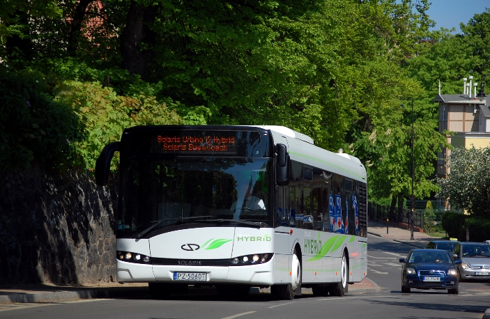 Hybrydowy Solaris Urbino 12 Hybrid na testach w Warszawie