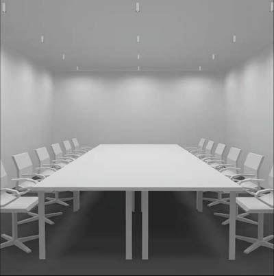 Oświetlenie wykorzystujące oprawy typu Downlight z modułem PrevaLED 2100lm