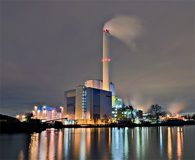 Spalarnia odpadów w Oberhausen w Niemczech