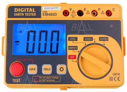 EM480D Miernik rezystancji uziemienia