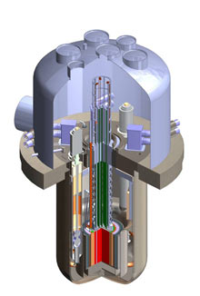 Reaktor z falą wędrującą wygląda podobnie do tradycyjnych projektów jądrowych, ale jego działanie jest zupełnie inne.