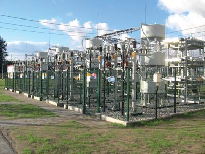 Rys. 3. Stanowisko baterii kondensatorów