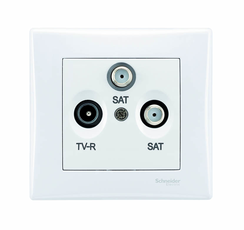 Gniazdo abonenckie Sedna R-TV/SAT/SAT